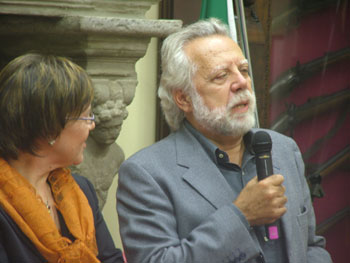 Staino e il Sindaco di Rho Paola Pessina